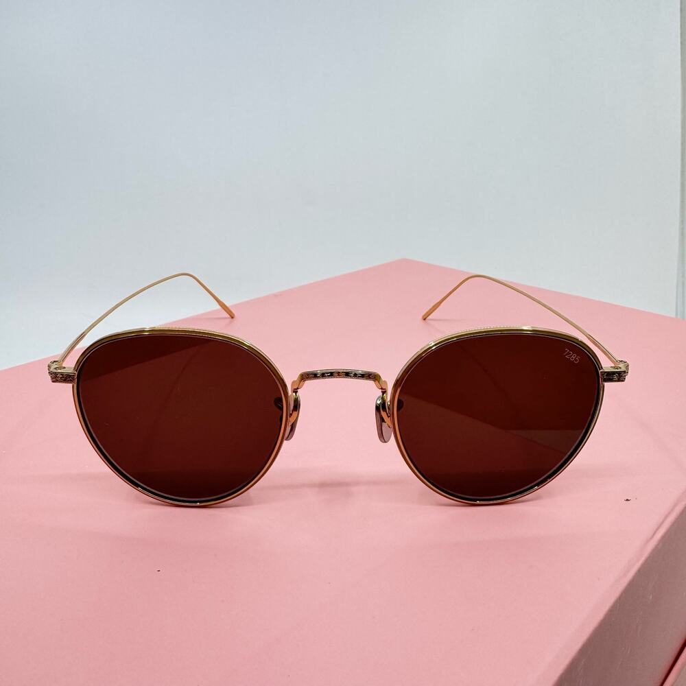 EYEVAN 7285  Oval Titanium Sunglasses